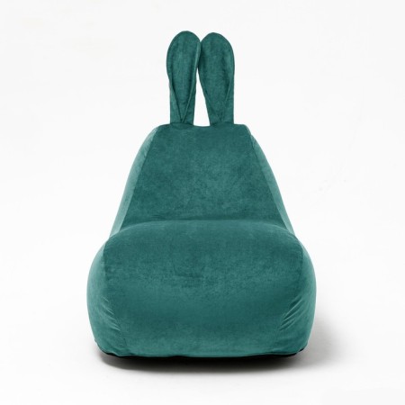 Milk-Milk chair, size 80x90 cm velor, emerald color-1