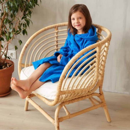 Terry dressing gown, size 30, blue, 340 g/m2 cotton 100% with AIRO-8