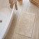 Arya Rosemary bathroom mat, 50x80 cm, beige color