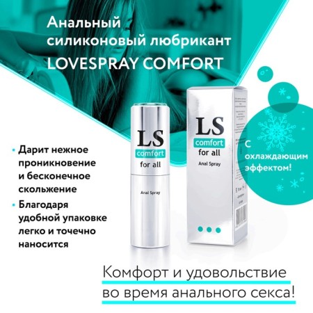 Anal lubricant Lovespray Comfort, with a cooling effect, 18 ml-3