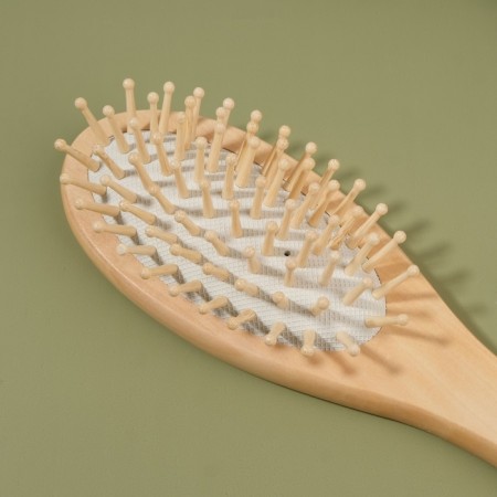 Massage comb, 6 × 22 cm, color "light wood"-3