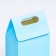 Box with a handle, blue, 15 x 10 x 6 cm