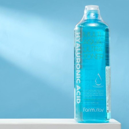 Farmstay toner, moisturizing, with hyaluronic acid, 500 ml