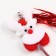 Dear cats with a tambourine "New Year's hare", 30 cm
