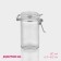 Glass jar for spices with a boiler castle of the Optima, 80 ml, 4.3 × 8.2 cm