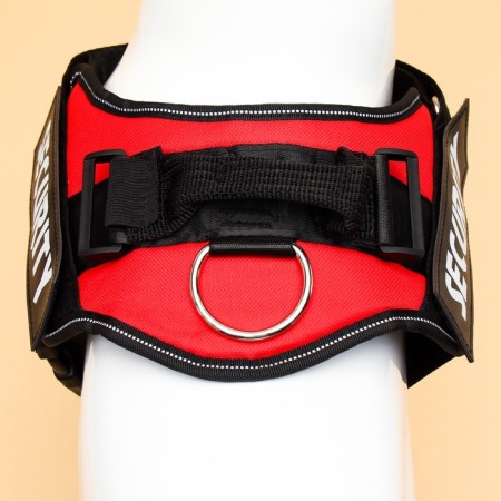 C9 sloping is soft reflective, size l, og 68-80 cm, weight 17.5-32.5 cm, red-5