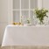The tablecloth "Ethel" lines oval 150*220 +/- 3cm, central, pl. 192 g/m2, hl with VGMO