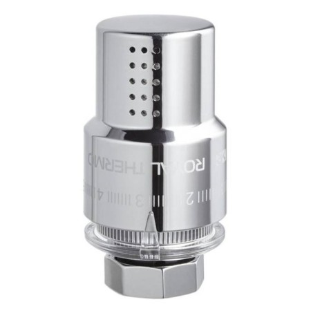 Thermostatic head Royal Thermo Design, Liquid, M30x1.5, Chrome