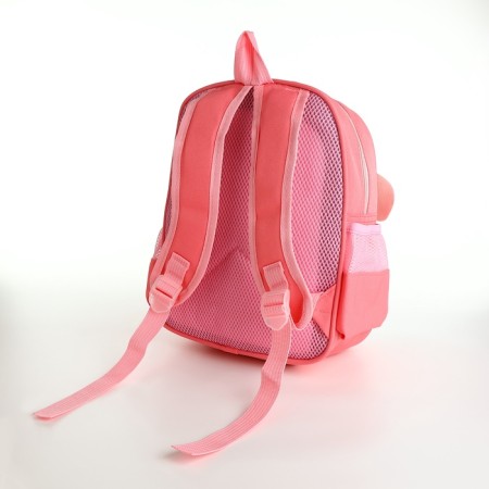 Children's backpack 24.5*11*32, lightning department, 3 n/k, hare, pink-3