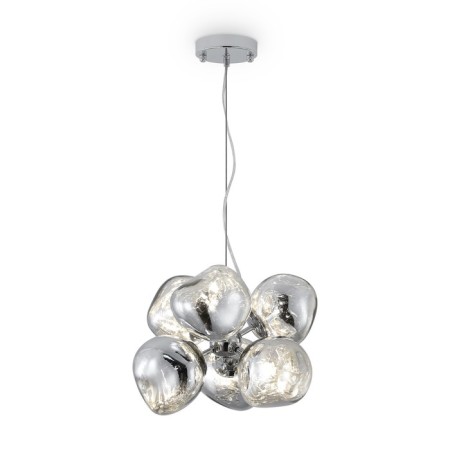 Suspended lamp Freya Fr5378PL-06SM EJECTION, 370x370x1180 mm, G9, 6x40W, color chromium