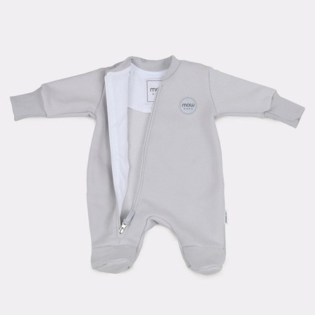 Combiason Children's demi-season MOWBABY RUBY, age 9-12 months, color Arctic gray-1