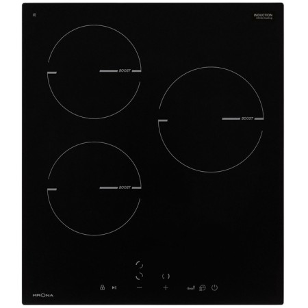 Krona Magier 45 BL 3BTK, induction, 3 burners, sensor, black