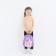 Baby backpack on lightning, lilac color