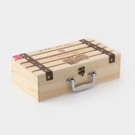Box for storing the wine "Ferrara", 35 × 20 cm, 2 bottles-4