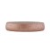 Axentia Concrete soap dish is gray with gilding ceramics, Ø 10.7 cm