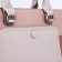 Lightning tout bag, outer pocket, long belt, dark beige color