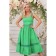 Sarafan female, size 50, green color