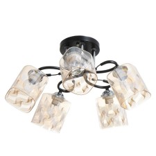 Arnella chandelier 5he27 40W Black 58x58x27 cm Bayerlux