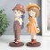 Souvenir Polystone "Boy with a guitar/Girl with a bear and in a hat" MIX 6x6x18.5 cm