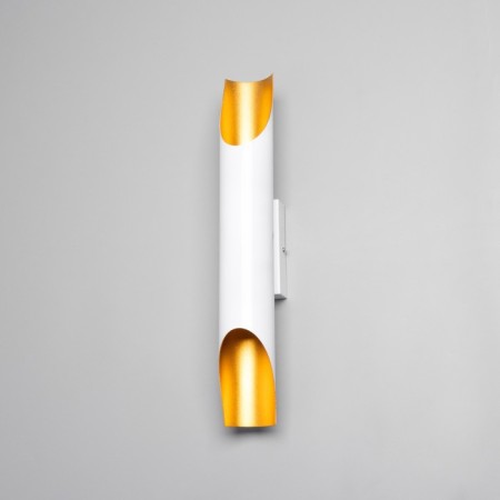 Sconces "Tubus" 2xgu10 35W white gold 6x6x47cm