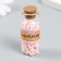 Decor for creativity Plastic "Flower. White-red petunia" set 8 g 5x2x2 cm