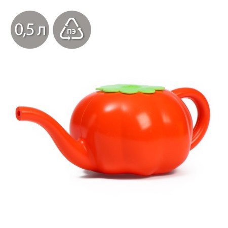 Children's watering can, 0.55 liters, without a diffuser, "pumpkin"