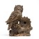 Table hours "Fireplaces. Owl", discrete move, dial D-11 cm, 31 x 34 cm, aa
