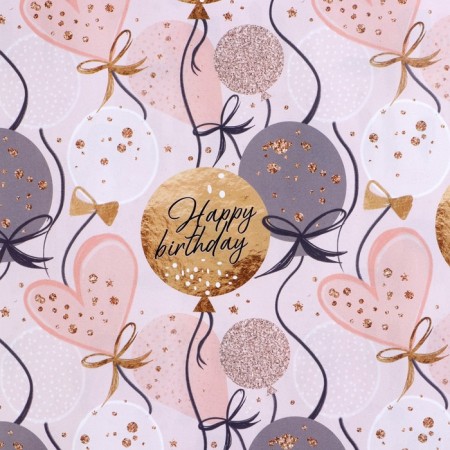 Paper Glossy double -sided "Happy Birthday", 50 x 70 cm-2