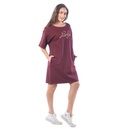 Lady-lof-free dress, size 46, red color-1