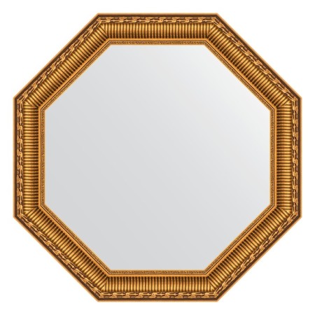 Mirror in the baguette frame, a gold aqueduct 61 mm, 55x55 cm