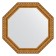 Mirror in the baguette frame, a gold aqueduct 61 mm, 55x55 cm