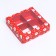 Box for sweets 4 pcs, 12.6 x 12.6 x 3.5 "Santa Claus"