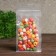 Zip-Lock PP package, with a flat bottom, transparent 10 x 20 cm