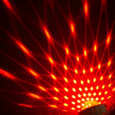 Light device "Mini Disko-Shar" 8 cm, glow RGB, 5 V-5