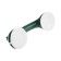 Handle-break on suction cups, for the bathroom and toilet room, white