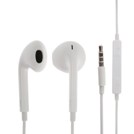 Film headphones, inserts, microphone, white