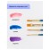 Set of artistic hands synthetics Gamma "Gallery", 4pcs., Round No. 1, 3, Flat No. 4, 8 3001004
