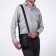 Male bag, black color