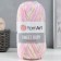 Yarn "Sweet Baby" 100% acrylic 300m/100g (901 pink-white-salut)