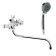 Accoona A7577 bath mixer, two -wound, brass, chrome