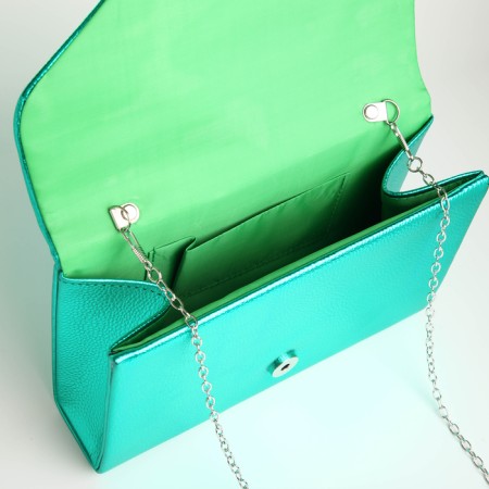 Female bag on a magnet, green color-4