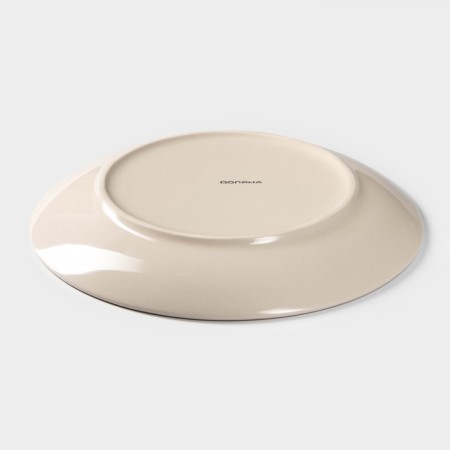Ceramic dining "Temptation", d = 22 cm, gray color.-2