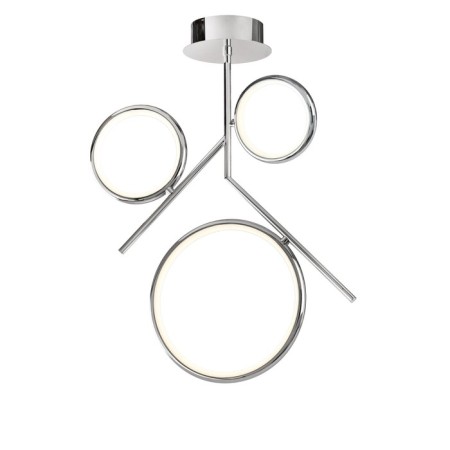 Ceiling chandelier Mantra Olimpia, LED, 2700LM, 3000K, 530x170x650 mm, chromium color
