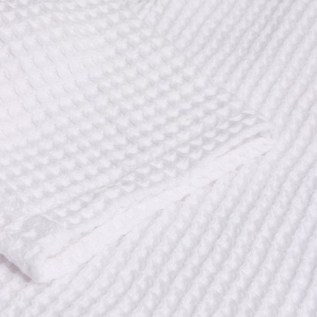 Wafel dressing gown Male SL Home: BOHO "Blanc de Blanc", size L, 100% cotton, 280 g/m2-9