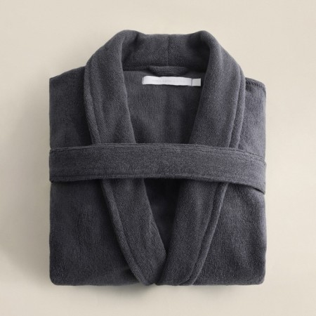 Tainted female bathrobe SL Home: Basic "Grig Sandra", size XL, 100% cotton, 420 g/m2-11