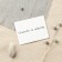Postcard for the business "Thank you for the purchase", 8 × 6 cm