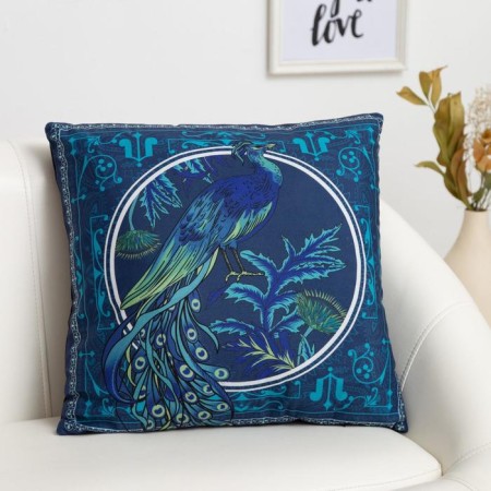 Pillowcase decorative Ethel "Peacock", size, 45x45 cm-3