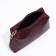 Button bag bag, burgundy color