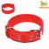 Four-layer collar, 64 x 4 cm, Osh 50-58 cm, polyester, red