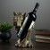 Standing for a bottle "Wolf" bronze 14x16x25cm